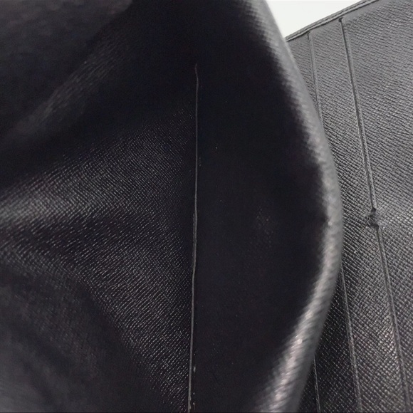 AUTH LOUIS VUITTON Black Epi Portefeiulle Sarah Wallet - Picture 8 of 13